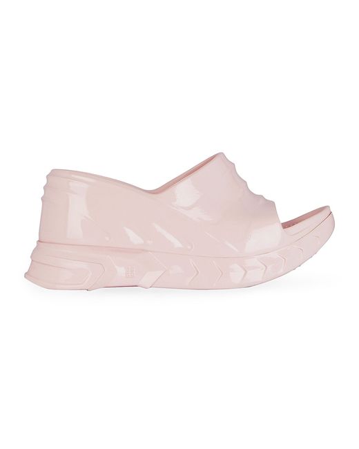 Givenchy Marshmallow Wedge Sandals In Rubber