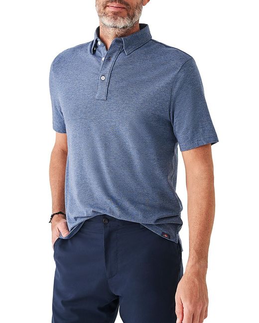 Faherty Brand Movement Cotton-Blend Polo Shirt