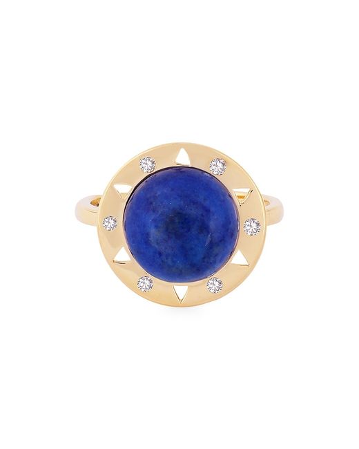 Rosmundo Dolce Vita 18K Gold Diamond Lapis Lazuli Ring