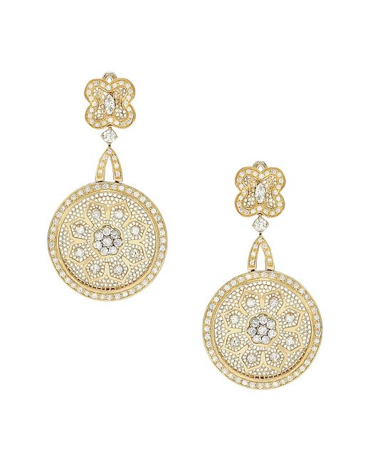 Rosmundo High Jewelry 18K Gold Diamond Drop Earrings