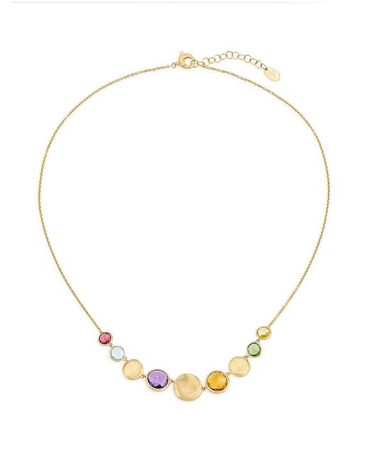 Marco Bicego Jaipur 18K Yellow Multi-Gemstone Necklace