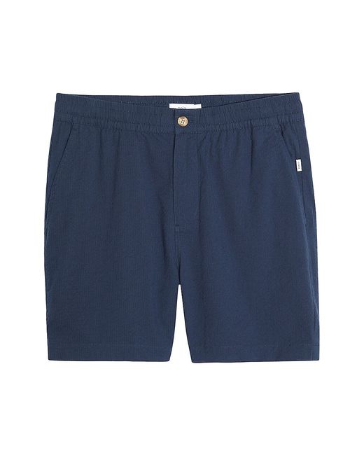 Onia Cotton Seersucker Shorts