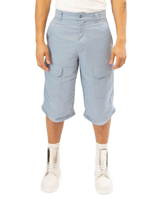 Rta Wide-Leg Cargo Shorts