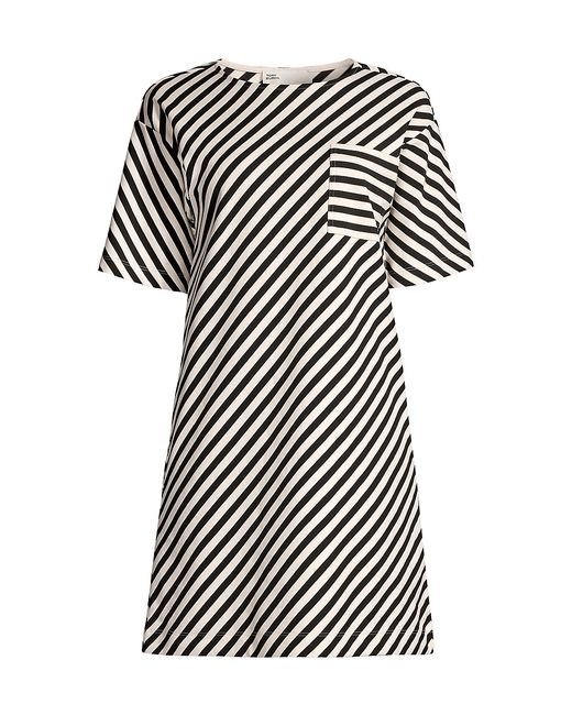 Tory Burch Striped T-Shirt Minidress