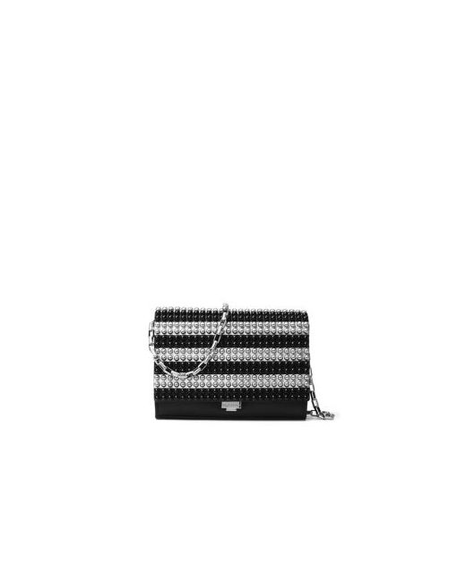 Michael Kors Collection Studded Leather Crossbody Clutch