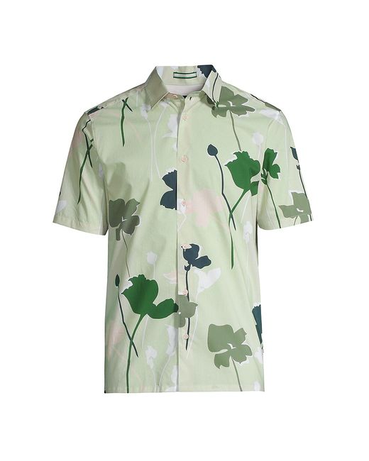 Ted Baker Rossvil Floral Button-Front Shirt