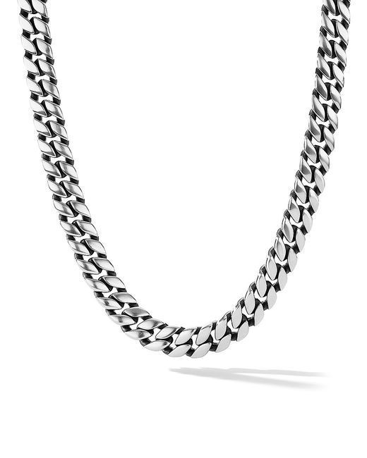 David Yurman Sterling Curb Chain Necklace
