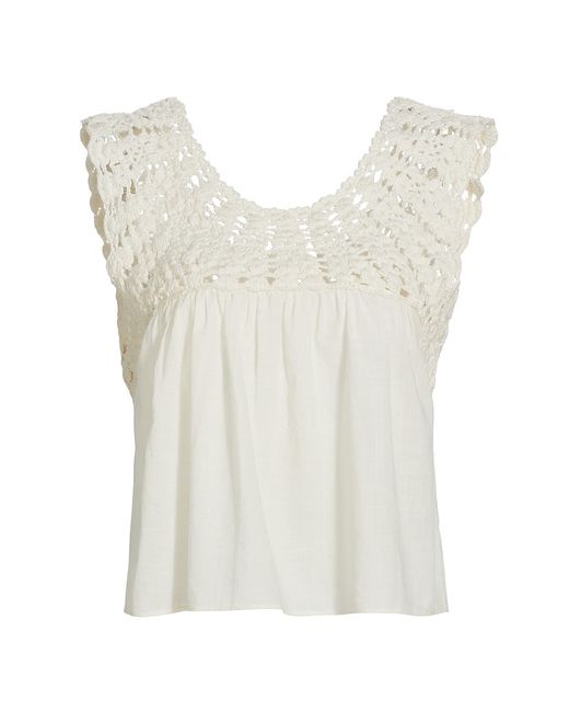 The Great The Soleil Crochet Top