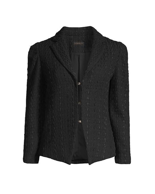 Donna Karan Rustic Chic Ribbon Tweed Jacket