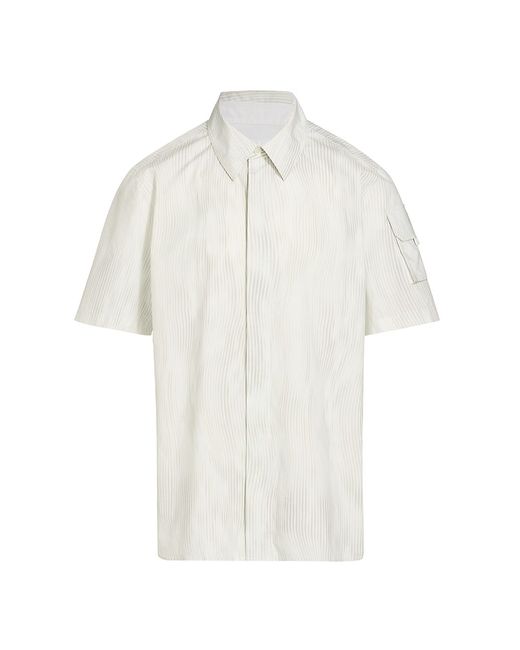Helmut Lang Striped Button-Front Shirt