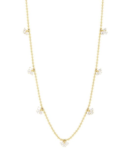 Saks Fifth Avenue Collection 14K 0.5 TCW Diamond Ball-Chain Station Necklace