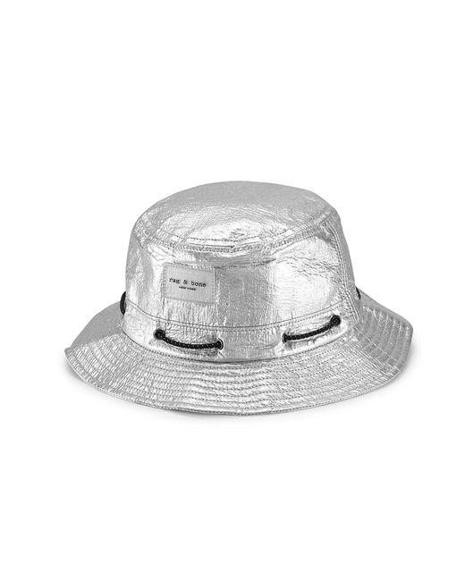 Rag & Bone Industry Metallic Bucket Hat Small