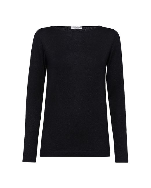 Brunello Cucinelli and Silk Sparkling Lightweight Sweater