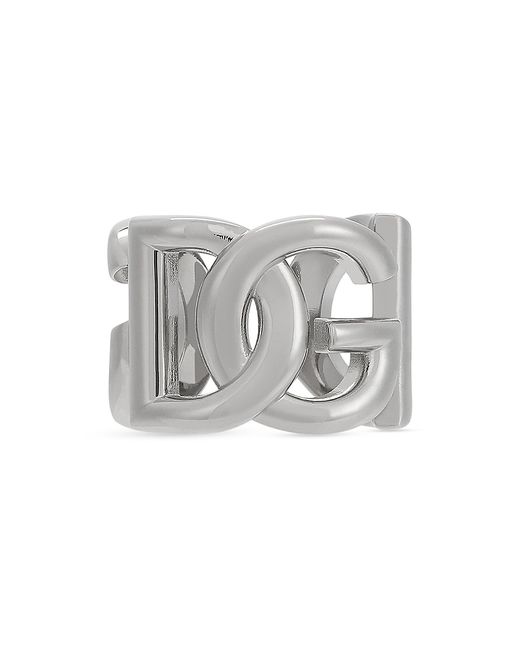 Dolce & Gabbana Logo Brass Ring Small
