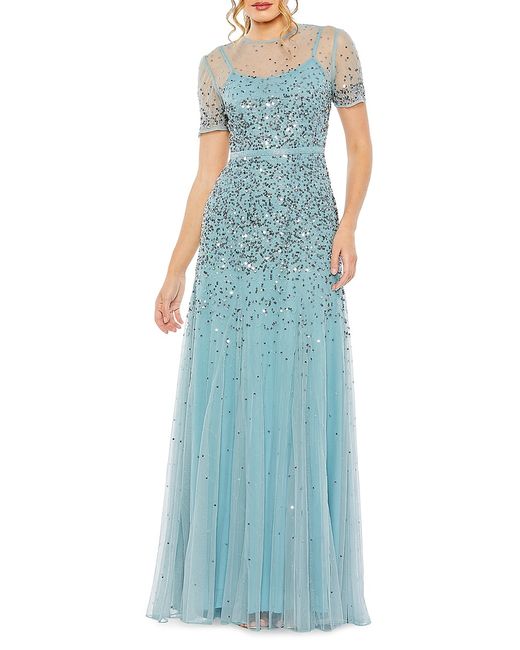 Mac Duggal Sequin-Embellished Gown 2