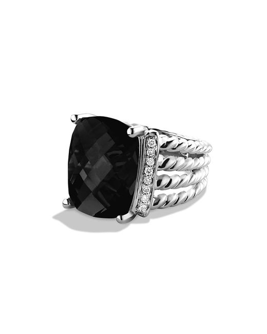 David Yurman Wheaton Gemstone Diamond Ring 5.5