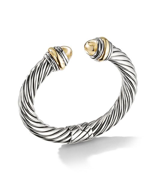 David Yurman Cable Classics Bracelet with and 14K Yellow Gold
