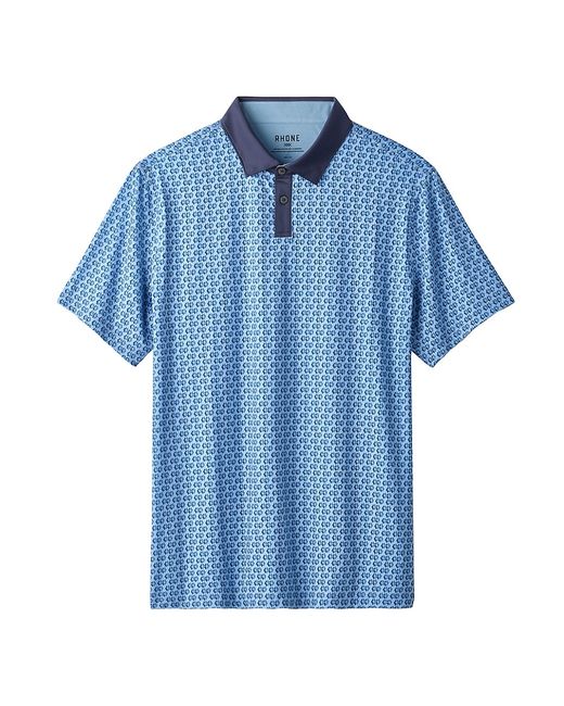 Rhone Golf Sport Printed Polo Shirt Small