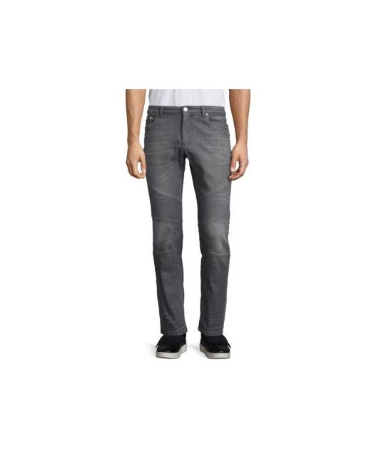 Versace Collection Slim Fit Moto Jeans
