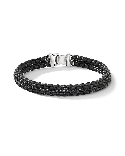 David Yurman Woven Box Chain Bracelet with Stainless Steel and Nylon