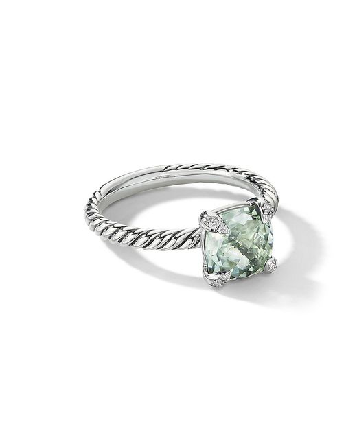 David Yurman Chatelaine Ring with Pavé Diamonds