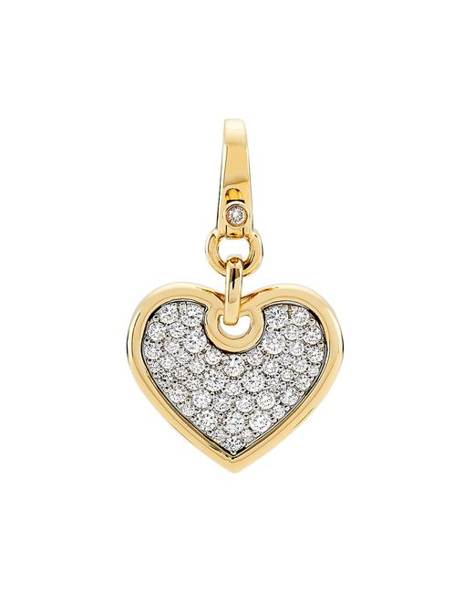 Saks Fifth Avenue Collection 14K Yellow 0.77 TCW Diamond Heart Pendant