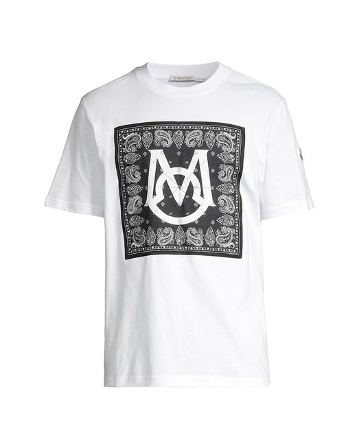 Moncler Man Logo Bandana T-Shirt Small