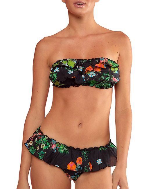 Cynthia Rowley Flirt Ruffle Bikini Top