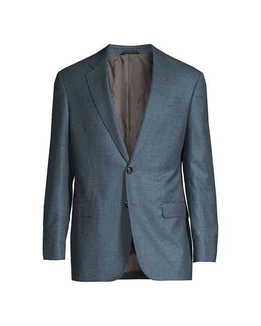 Giorgio Armani Check Wool-Cashmere Sport Coat