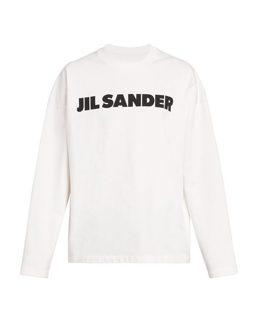Jil Sander Logo Long-Sleeve T-Shirt Large