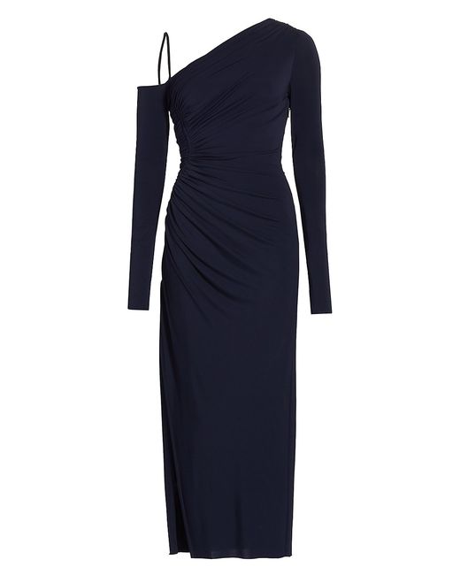 Jason Wu Collection One-Shoulder Ruched Jersey Midi-Dress