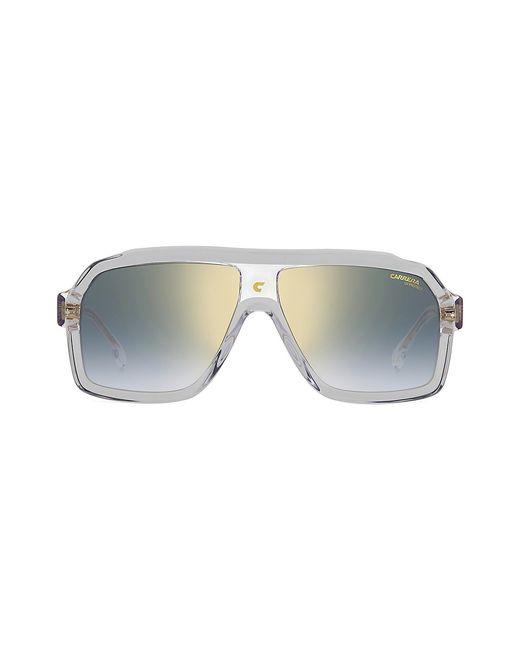 Carrera 62MM Gradient Rectangular Sunglasses