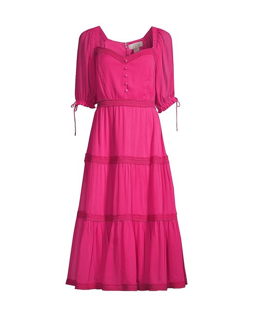 Rachel Parcell Tiered Midi-Dress XS