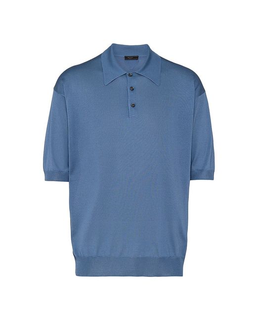 Prada Silk Polo Shirt 50