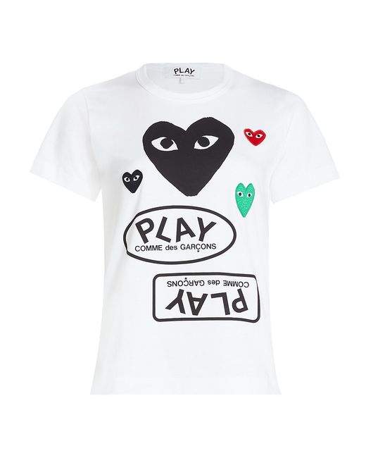 Comme Des Garçons Play Heart Logo Graphic T-Shirt XS