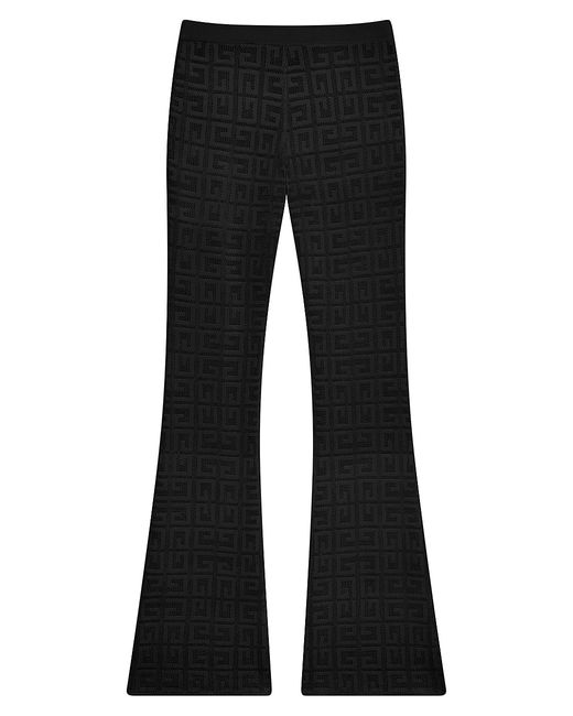 Givenchy Flare Pants In 4G Jacquard Medium