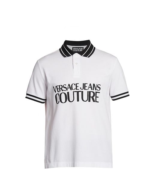 Versace Jeans Couture Logo Cotton Polo Shirt Large