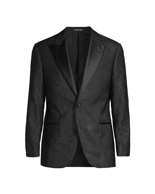 Emporio Armani G-Line Jacquard Wool-Blend One-Button Dinner Jacket 42