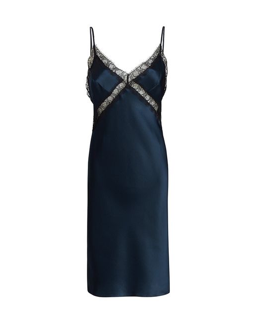 Kiki De Montparnasse Lace Inset Slip Dress XS
