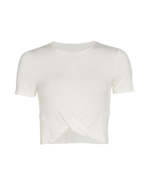 Splits59 Jersey Draped Cropped T-Shirt XS