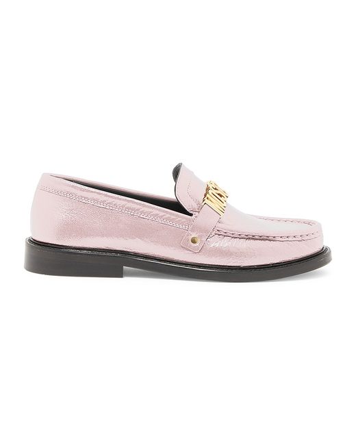 Moschino Patent College Loafers 5