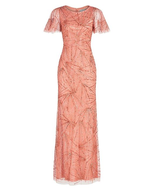 Theia Esther Bead-Embellished Gown 0