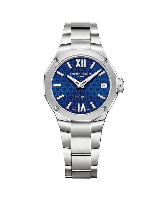 Baume & Mercier Riviera Stainless Bracelet Watch/33MM