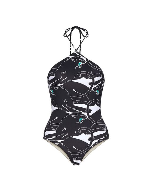 Valentino Panther Lycra Swimsuit