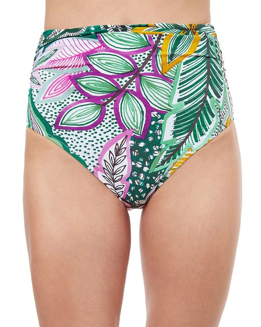 Gottex Swimwear Tropic Boom High-Waisted Bikini Bottom