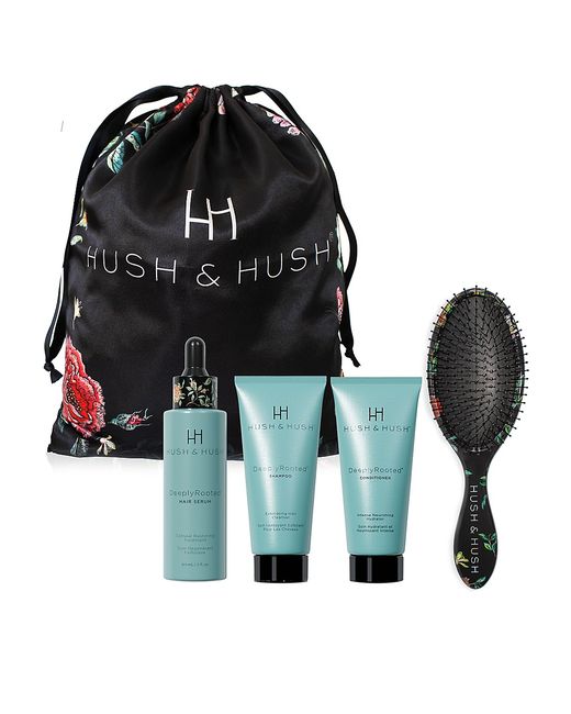 Hush & Hush Womens Deeplyrooted Holiday 5-Piece Hair Care Set