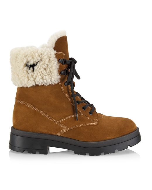 Giuseppe Zanotti Design Rombos 25MM Suede Shearling Boots