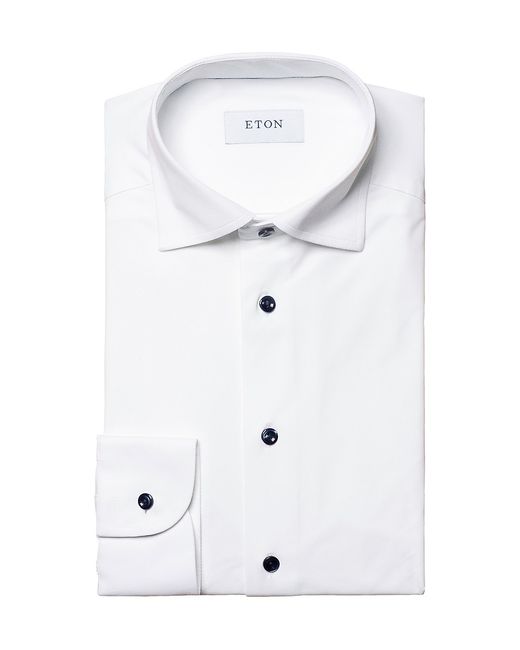 Eton Slim-Fit Stretch Button-Front Shirt