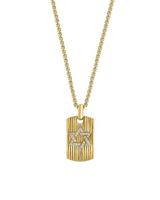 Saks Fifth Avenue Collection COLLECTION 14K Yellow 0.15 TCW Diamond Pendant Necklace