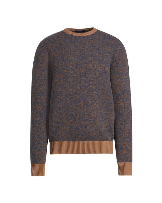 KNT by Kiton Virgin Wool-Cashmere Jersey Sweater